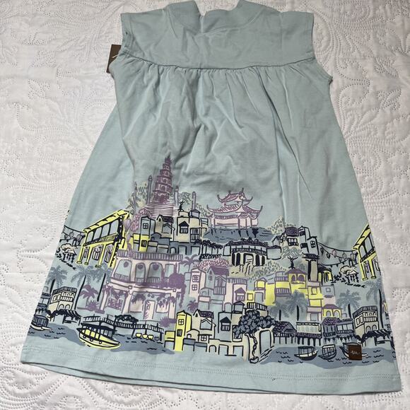 NWT Tea Collection City Graphic Trapeze Dress Size 3 - Picture 4 of 6